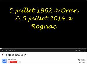 2014 07 05 ROGNAC CEREMONIE COMMEMORATIVE DU MASSACRE DU 5 07 1962 A ORAN